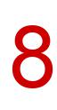 Number 8 red image