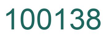 Number 100138 green image
