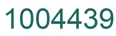 Number 1004439 green image