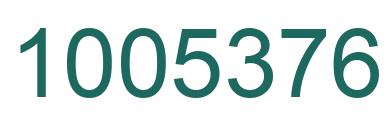 Number 1005376 green image