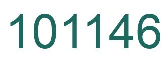 Number 101146 green image
