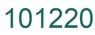 Number 101220 green image