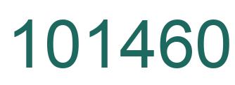 Number 101460 green image