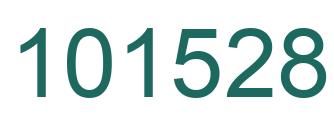 Number 101528 green image