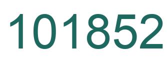 Number 101852 green image