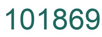 Number 101869 green image
