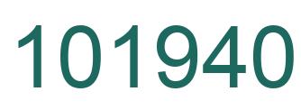 Number 101940 green image