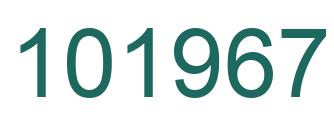 Number 101967 green image