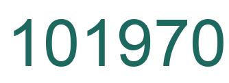 Number 101970 green image