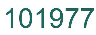 Number 101977 green image