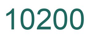 Número 10200 imagen verde