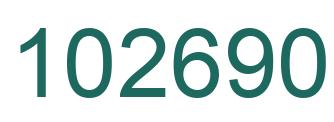 Number 102690 green image