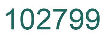 Number 102799 green image