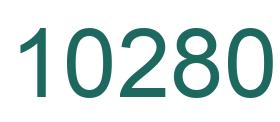 Number 10280 green image