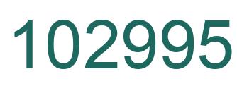 Number 102995 green image