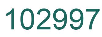Number 102997 green image