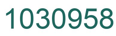 Number 1030958 green image