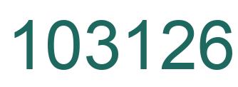 Number 103126 green image
