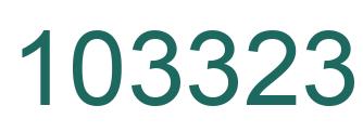 Number 103323 green image