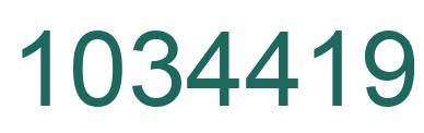 Number 1034419 green image