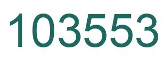 Number 103553 green image