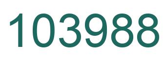 Number 103988 green image