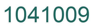 Number 1041009 green image