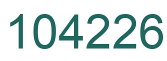 Number 104226 green image