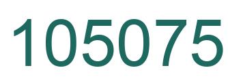 Number 105075 green image