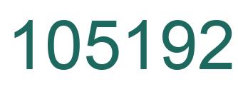 Number 105192 green image