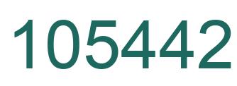 Number 105442 green image