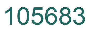 Number 105683 green image