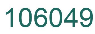 Number 106049 green image