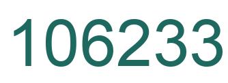 Number 106233 green image