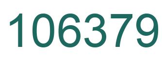 Number 106379 green image