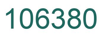 Number 106380 green image