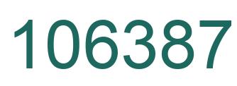 Number 106387 green image