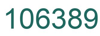 Number 106389 green image
