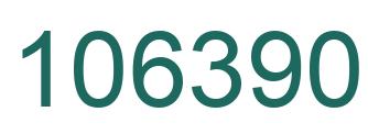 Number 106390 green image
