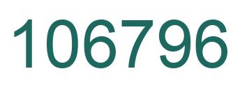 Number 106796 green image