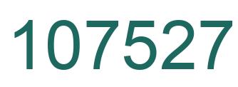 Number 107527 green image