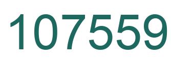 Number 107559 green image