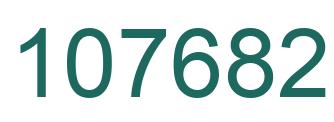 Number 107682 green image