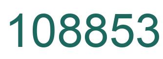 Number 108853 green image