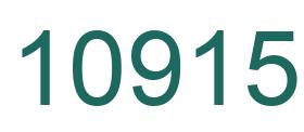 Number 10915 green image