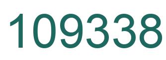 Number 109338 green image