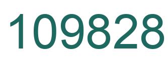 Number 109828 green image