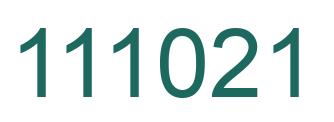 Número 111021 imagen verde