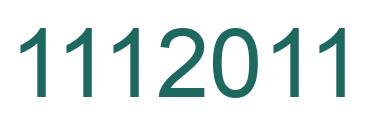 Number 1112011 green image