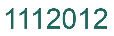 Number 1112012 green image